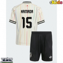 Japan Daichi Kamada #15 Replica Away Minikit World Cup 2026 Short Sleeve (+ pants)